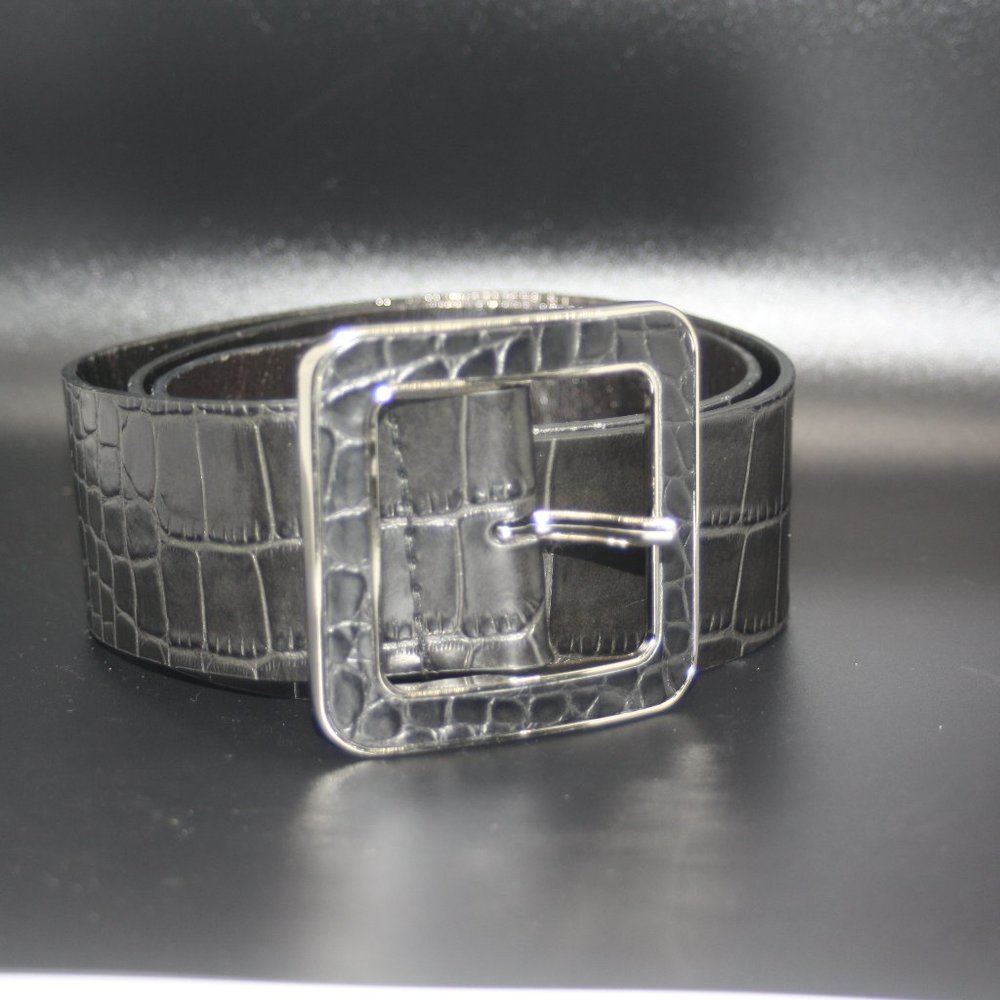 Michael Kors Croc Wide Belt